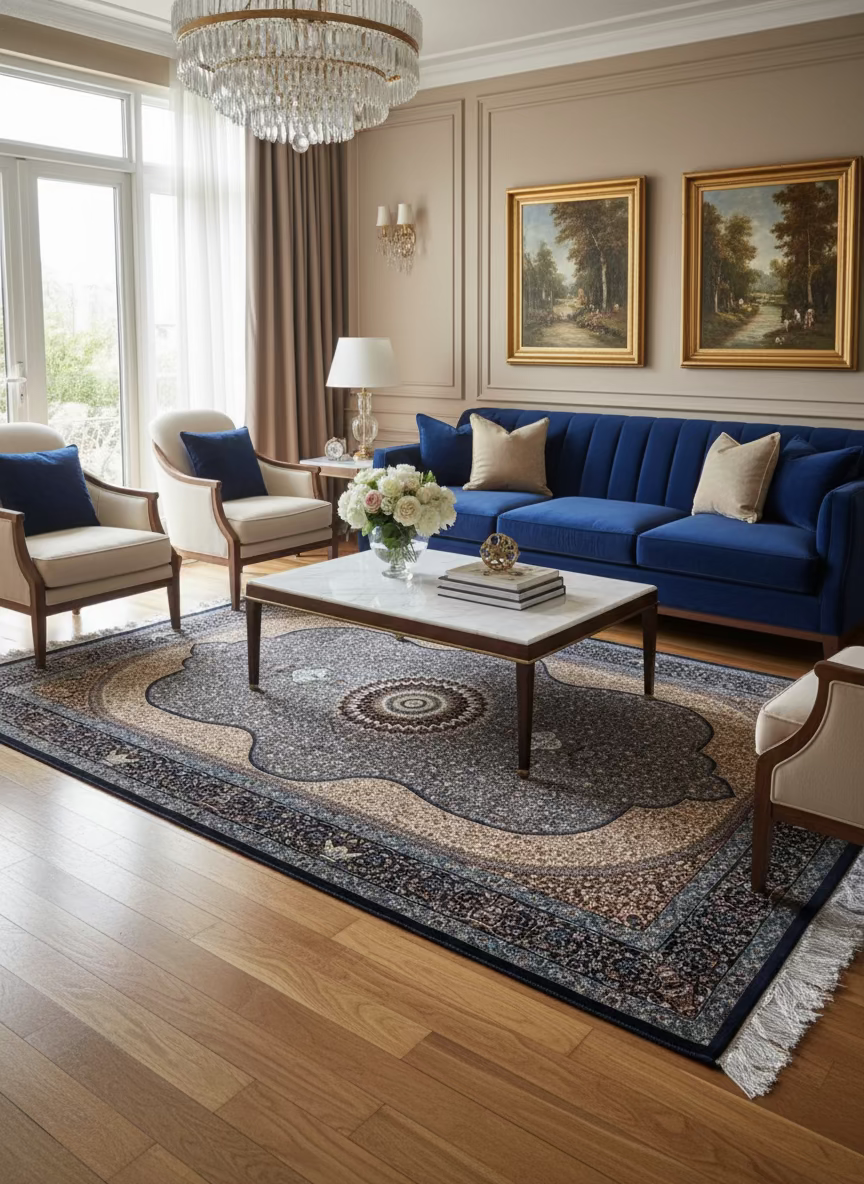 Cashmere Silk Carpet