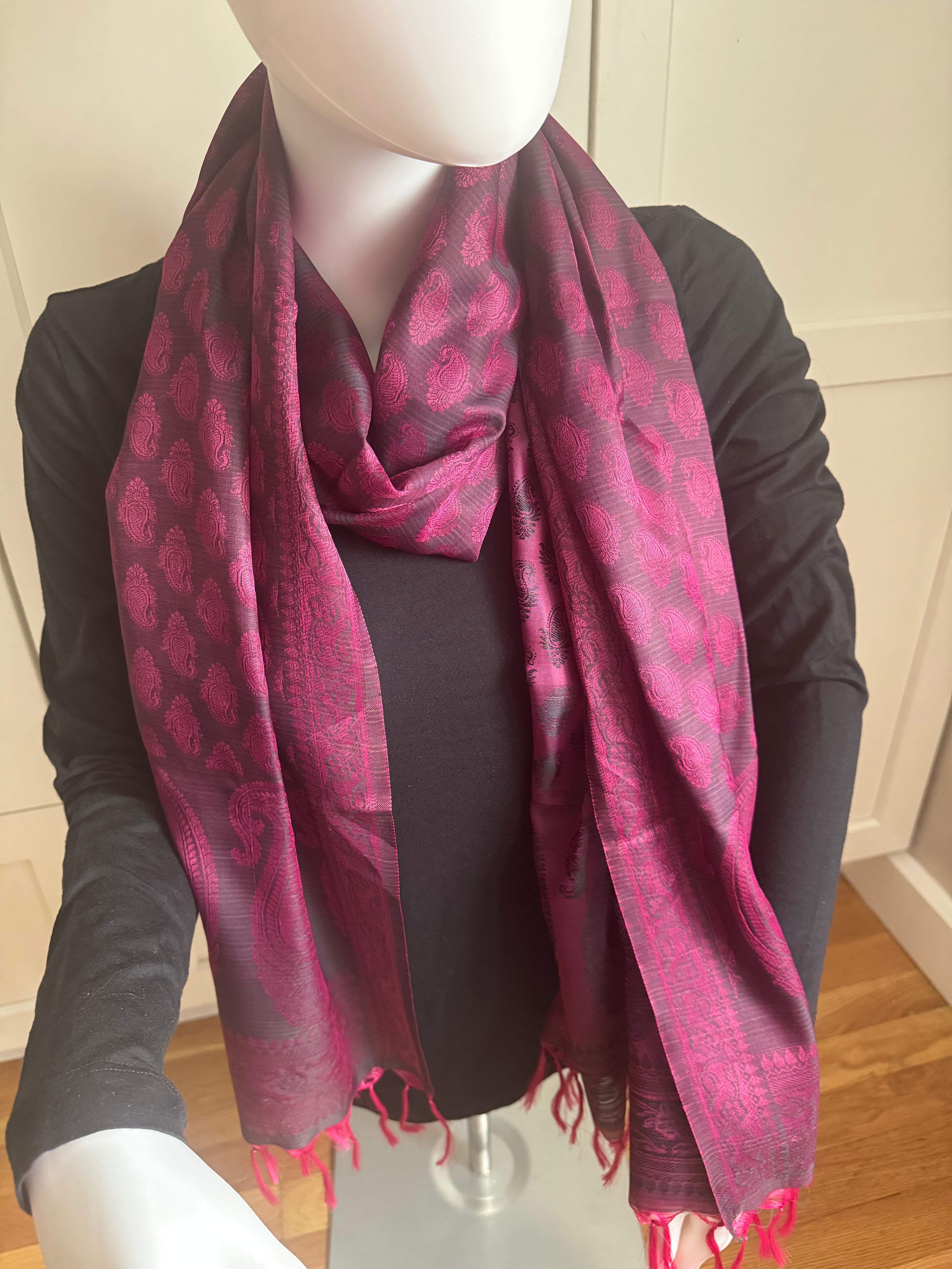 Silk scarf -- 9 colors