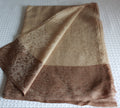 Cashmere/silk Scarf decorative border-4 colors