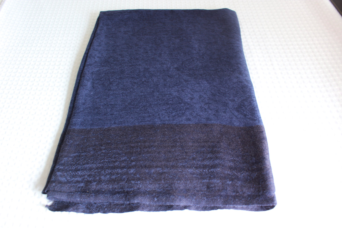 Cashmere/silk Scarf decorative border-4 colors