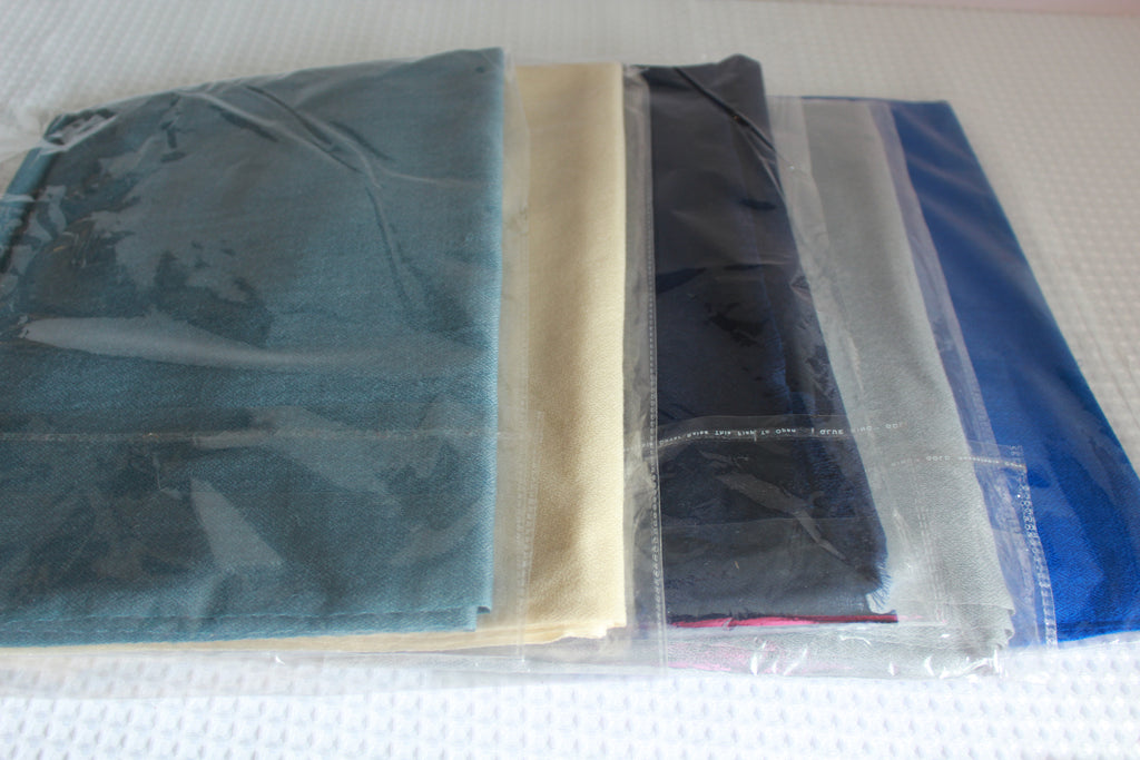 Cashmere with silk Scarf -Plane-unisex-5 colors