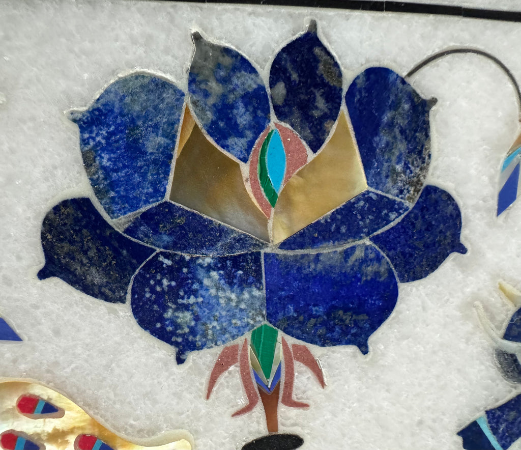 Marble Inlay side table/cutting board/decore