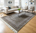 Hand knotted Cashmere Silk Rug