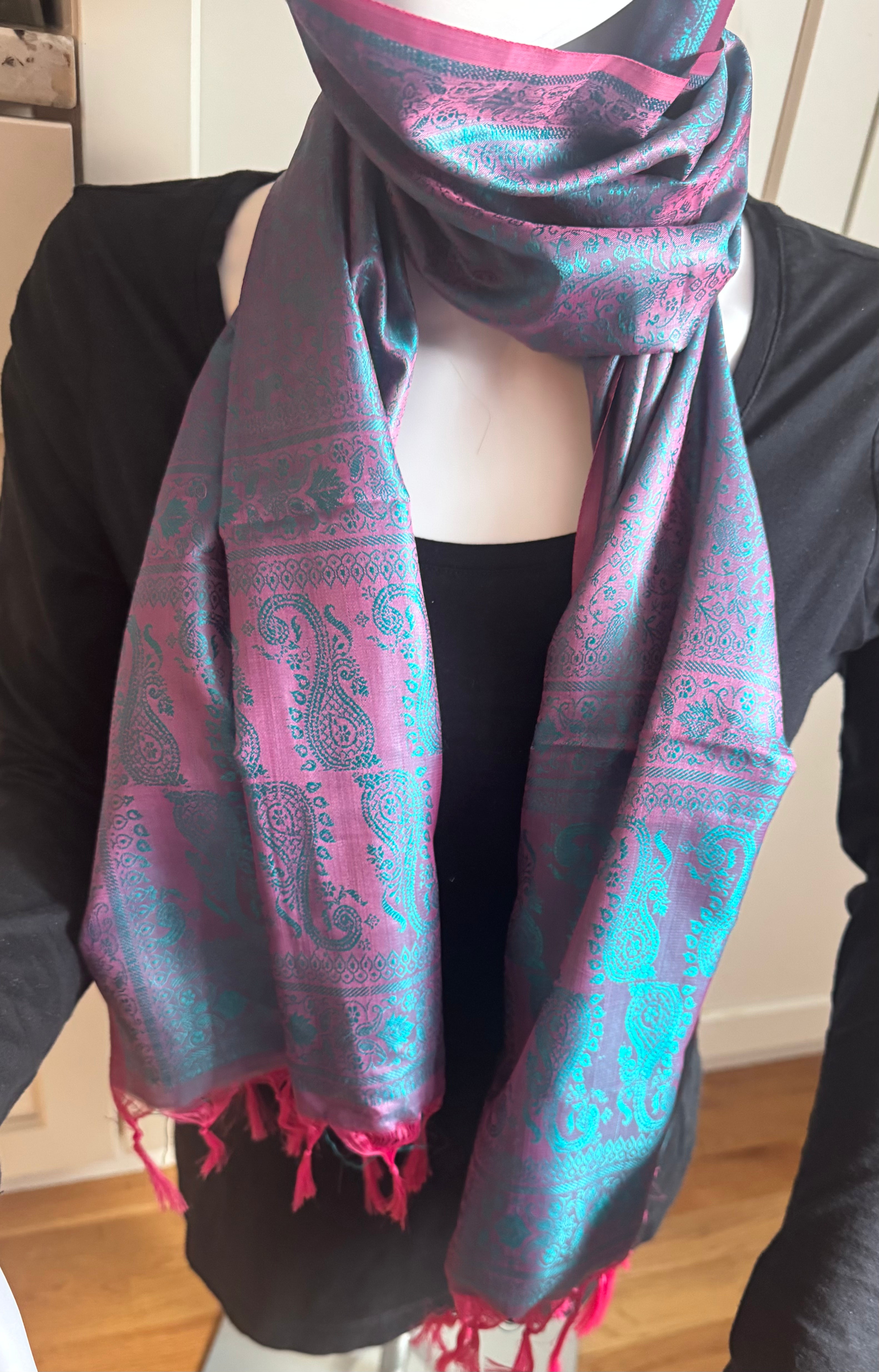 Silk scarf -- 9 colors